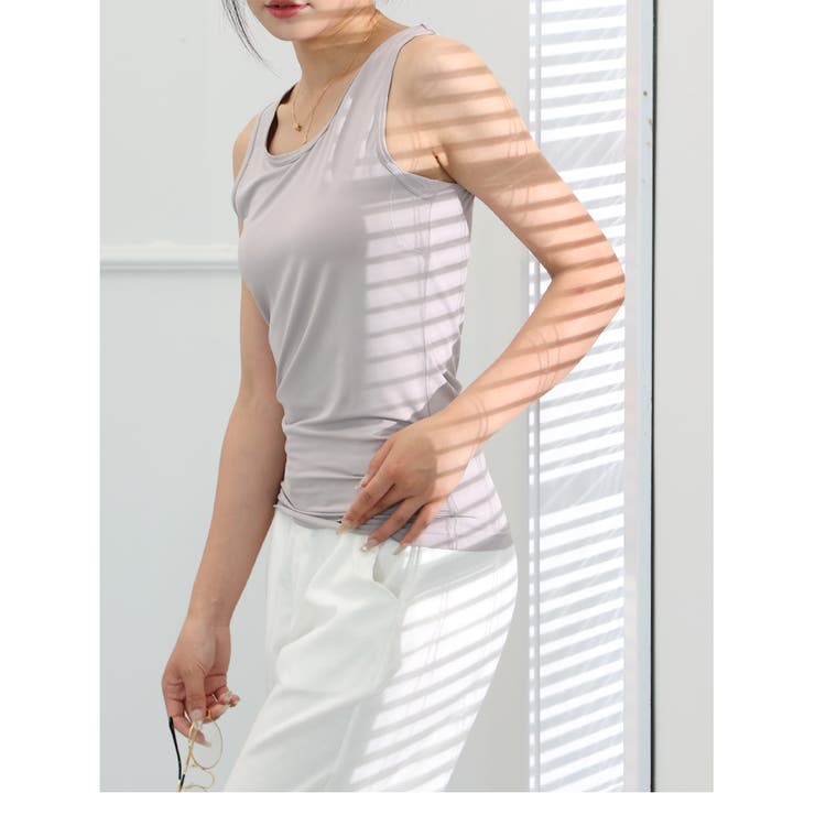 2枚セット 汗取りパット付き 吸水速乾 冷感タンクトップ | UNITED BASE | 詳細画像15 