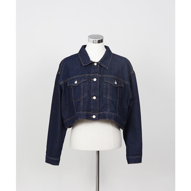 GUCCI デニムジャケット　ショート丈　ブラック　春夏　レディース　M Gucci デニムジャケット | ブルー | FARFETCH JP