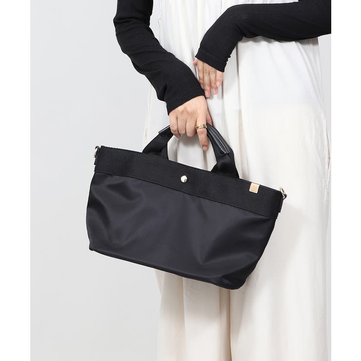 バイカラー ナイロン 配色デザイン  2wayトートバッグ ショルダーバッグ | UNITED BASE | 詳細画像7 