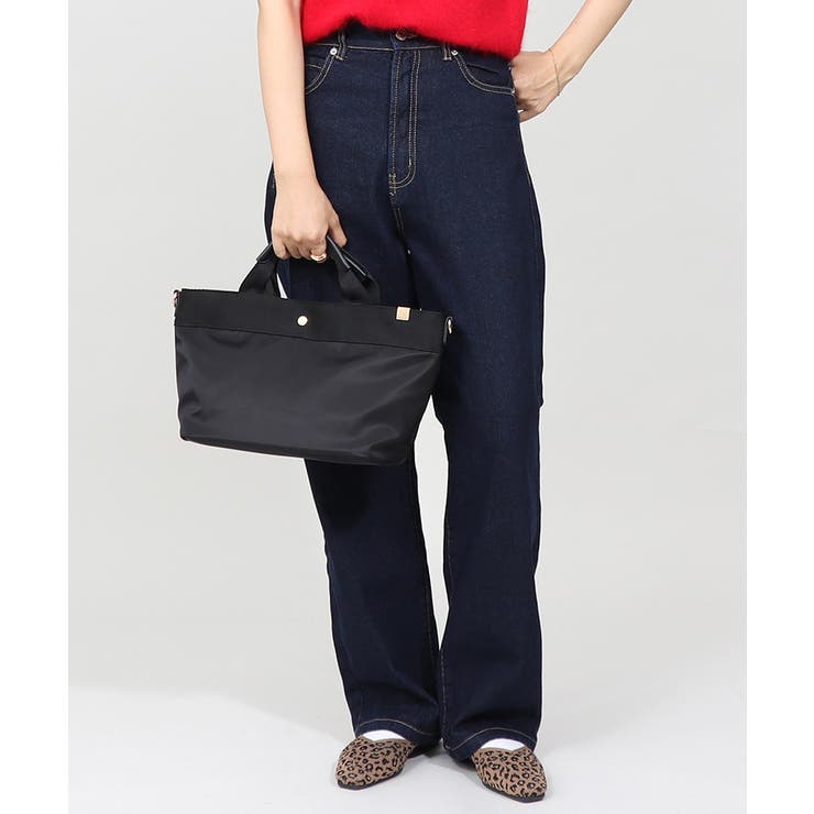 バイカラー ナイロン 配色デザイン  2wayトートバッグ ショルダーバッグ | UNITED BASE | 詳細画像8 