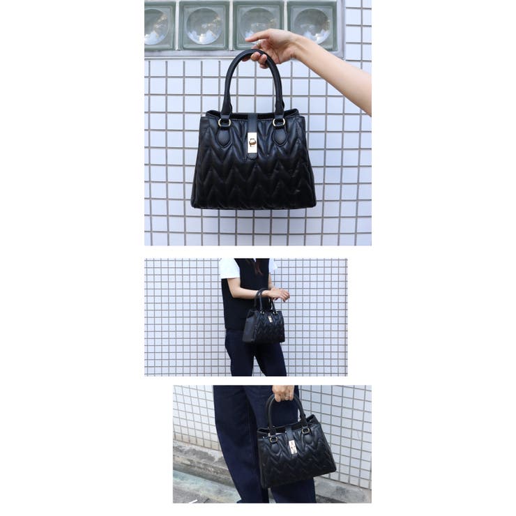 2WAY キルティングバッグ トートバッグ ショルダーバッグ 可愛い | UNITED BASE | 詳細画像8 