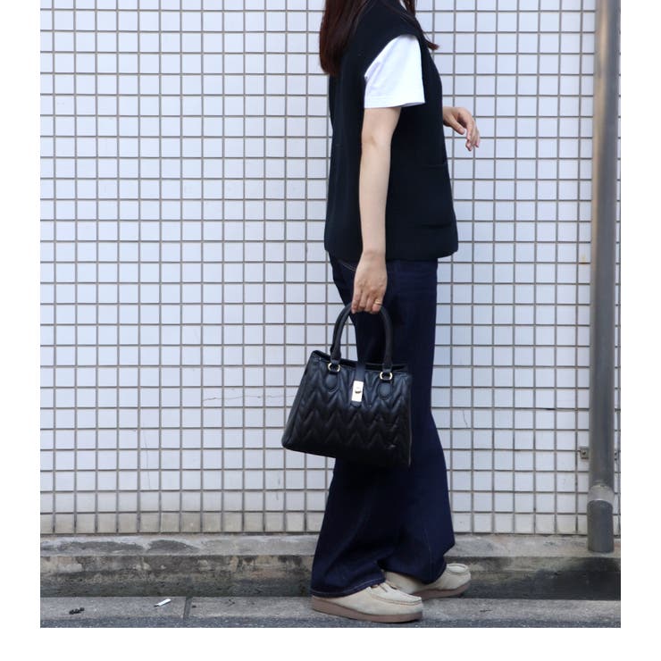 2WAY キルティングバッグ トートバッグ ショルダーバッグ 可愛い | UNITED BASE | 詳細画像9 