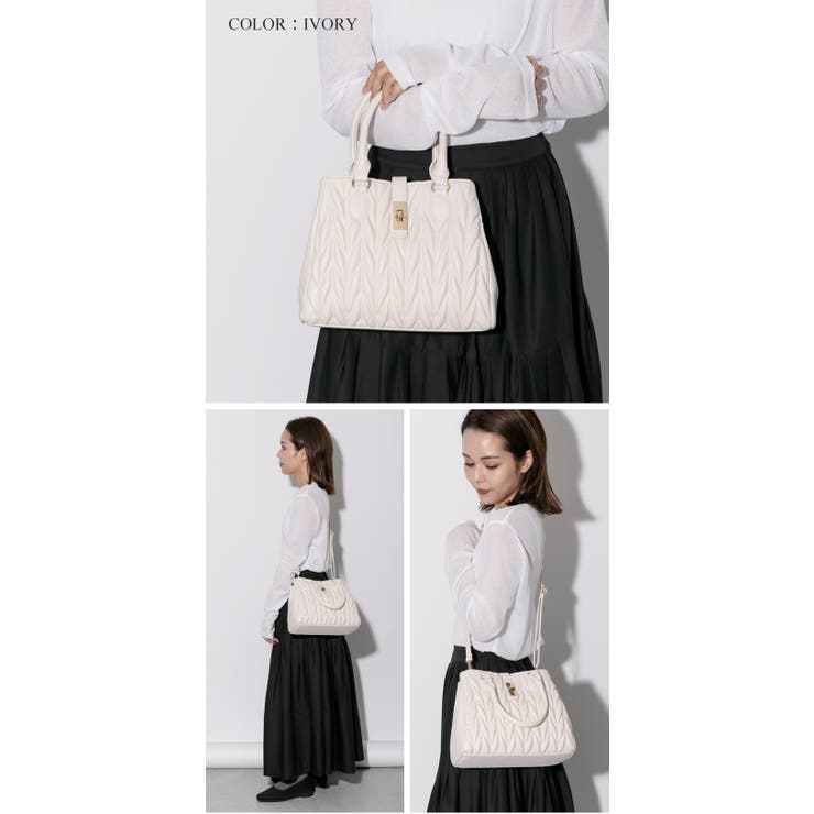 2WAY キルティングバッグ トートバッグ ショルダーバッグ 可愛い