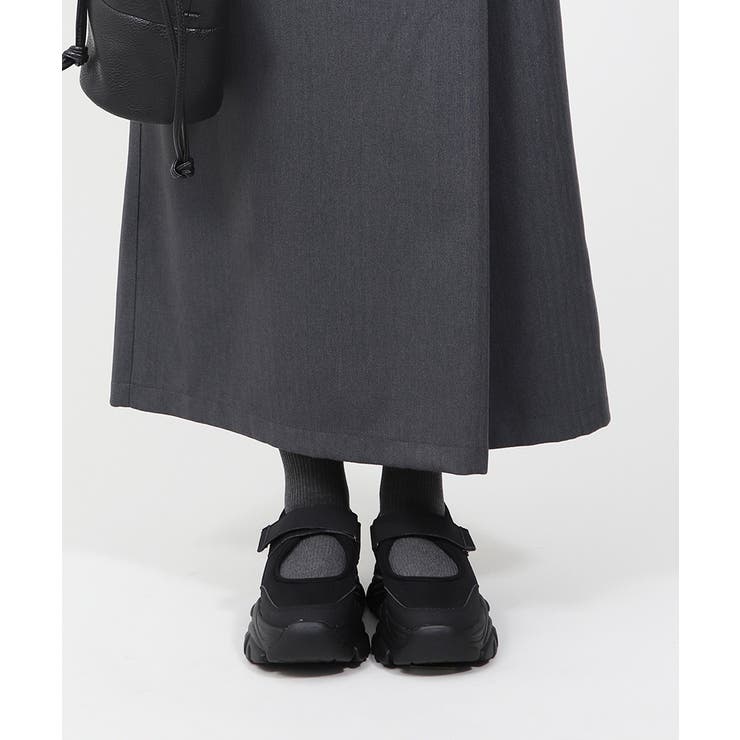 メッシュ ボリュームソール スニーカーサンダル メリージェーン 厚底 美脚 | UNITED BASE | 詳細画像5 