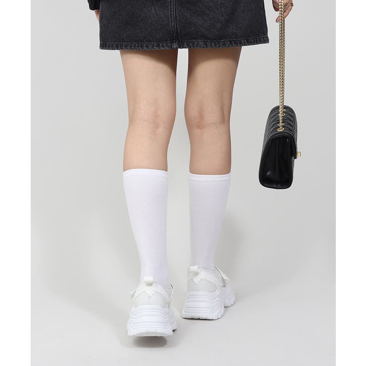 メッシュ ボリュームソール スニーカーサンダル メリージェーン 厚底 美脚 | UNITED BASE | 詳細画像9 