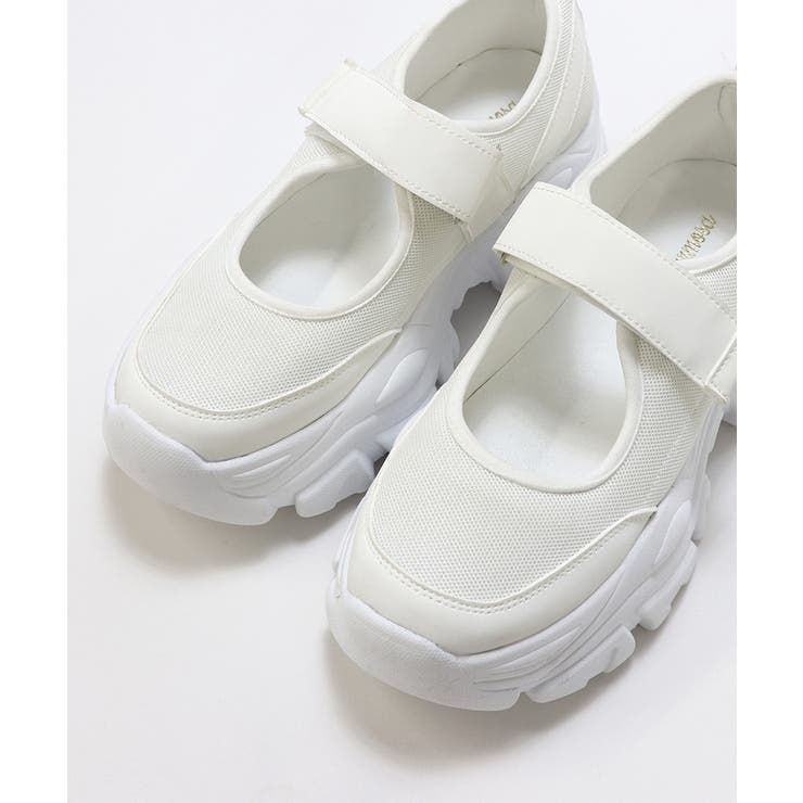 未使用 SKECHERS メリージェーンシューズ メッシュサンダル