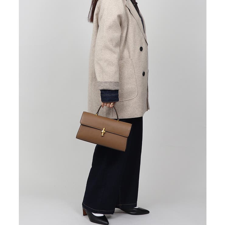 本革 2WAY スクエア ハンド＆ショルダーバッグ フォーマル 入学式 卒業式 | UNITED BASE | 詳細画像4 