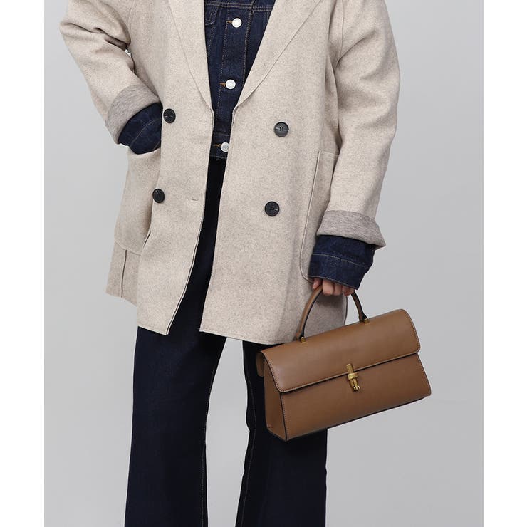 本革 2WAY スクエア ハンド＆ショルダーバッグ フォーマル 入学式 卒業式 | UNITED BASE | 詳細画像5 