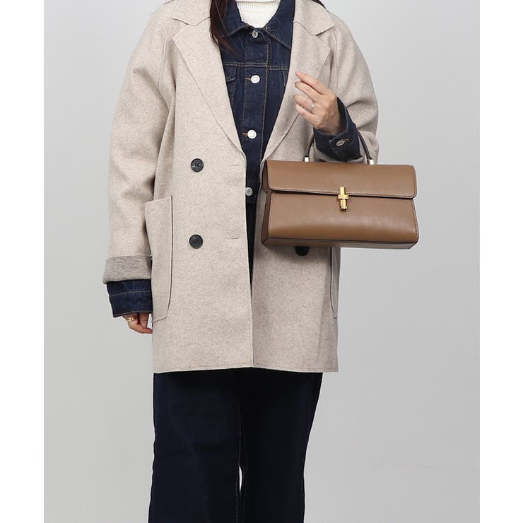 本革 2WAY スクエア ハンド＆ショルダーバッグ フォーマル 入学式 卒業式 | UNITED BASE | 詳細画像7 