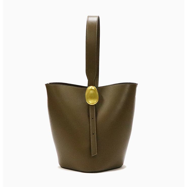 本革 ワンハンドル ポイントモチーフ トートバッグ ショルダーバッグ バケツ型 | UNITED BASE | 詳細画像11 