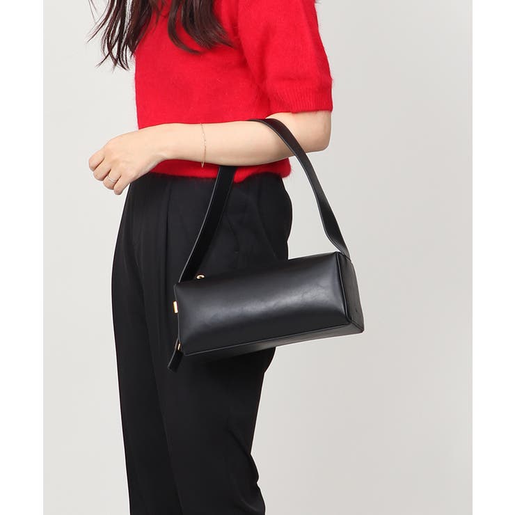 【関税込/国内発】ωAcne Studio ロゴ レザ―ショルダーバッグ セール】PUレザー ブランドロゴ ショルダーバッグ BB2087