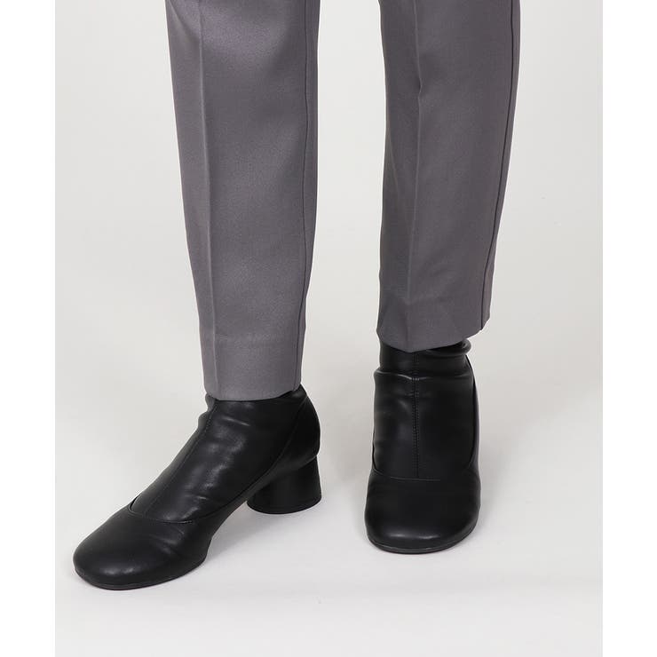 丈長め ウエストゴム テーパードスラックスパンツ ボトムス パンツ レディース | UNITED BASE | 詳細画像12 