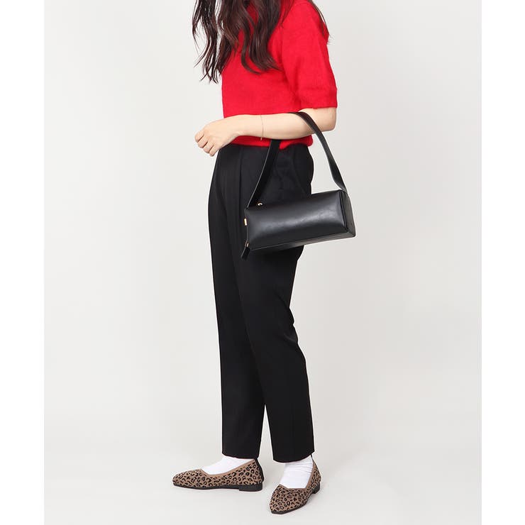 丈長め ウエストゴム テーパードスラックスパンツ ボトムス パンツ レディース | UNITED BASE | 詳細画像15 