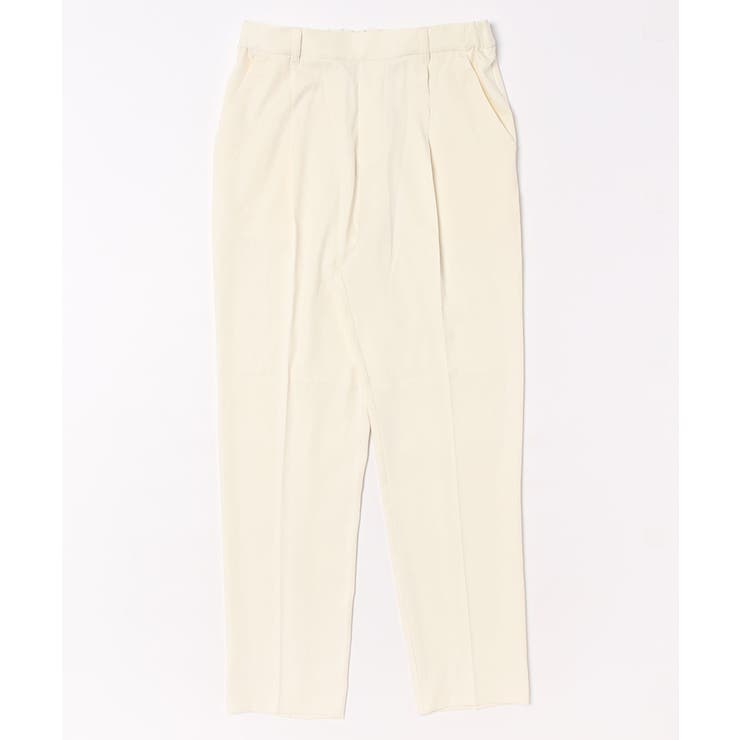 丈長め ウエストゴム テーパードスラックスパンツ ボトムス パンツ レディース | UNITED BASE | 詳細画像18 