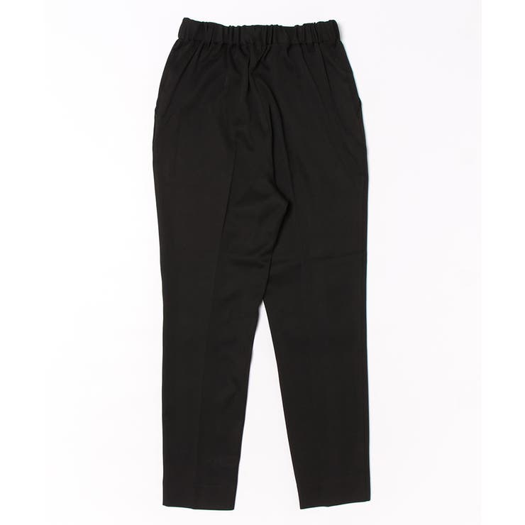 丈長め ウエストゴム テーパードスラックスパンツ ボトムス パンツ レディース | UNITED BASE | 詳細画像21 