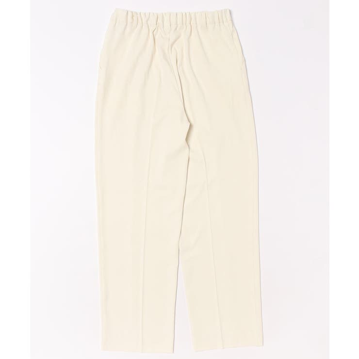 丈長め ウエストゴム ストレートスラックスパンツ ボトムス パンツ レディース | UNITED BASE | 詳細画像17 