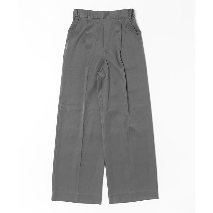 丈長め ウエストゴム ワイドスラックスパンツ ボトムス パンツ レディース | UNITED BASE | 詳細画像16 