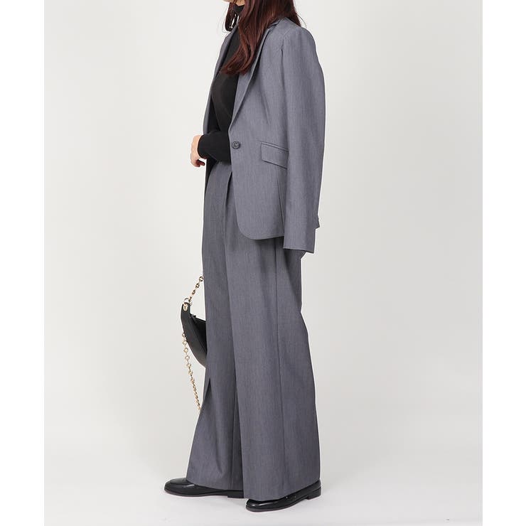 テーラードジャケット ワイドパンツ スーツセット 2点セット セレモニー | UNITED BASE | 詳細画像5 