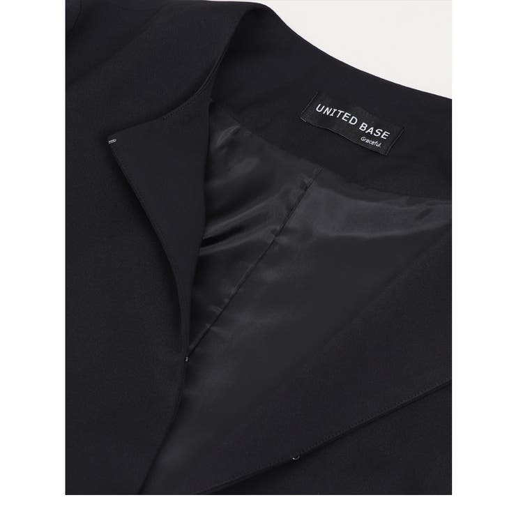 ノーカラー フレアジャケット テーパードパンツ スーツセット 2点セット | UNITED BASE | 詳細画像27 