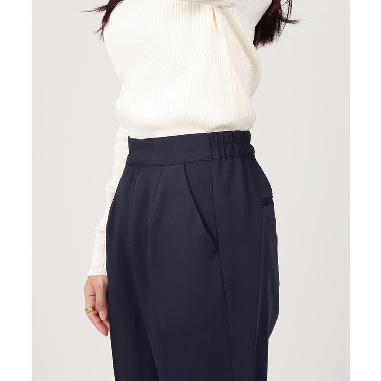 ノーカラー タックペプラム テーパードパンツ スーツセット 2点セット | UNITED BASE | 詳細画像14 