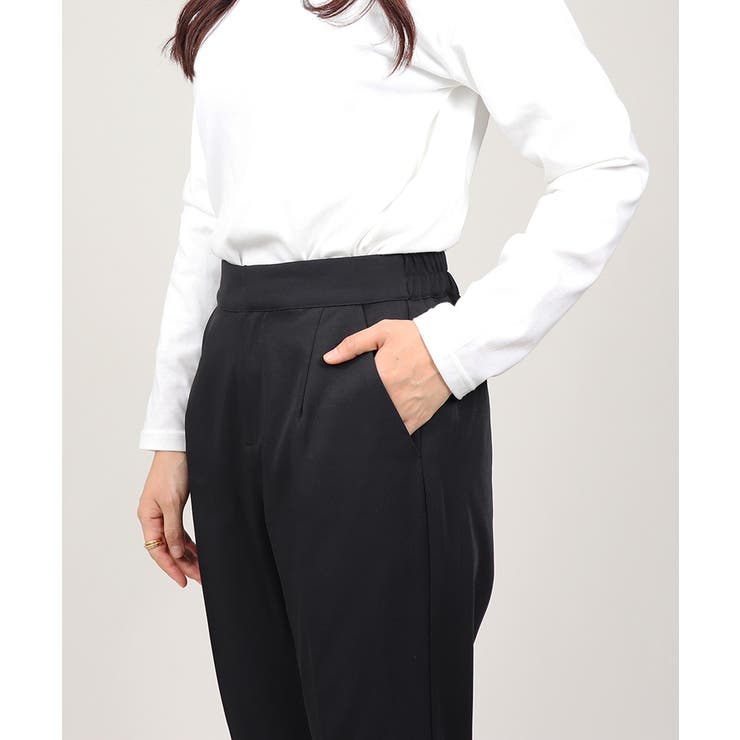 ノーカラー タックペプラム テーパードパンツ スーツセット 2点セット | UNITED BASE | 詳細画像22 