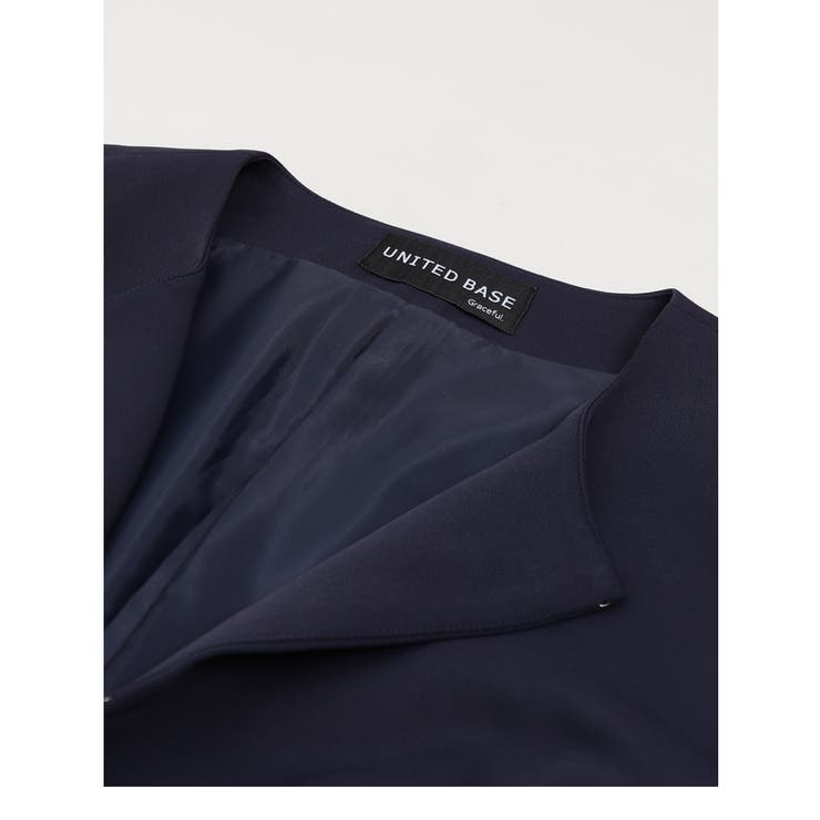 ノーカラー タックペプラム テーパードパンツ スーツセット 2点セット | UNITED BASE | 詳細画像27 