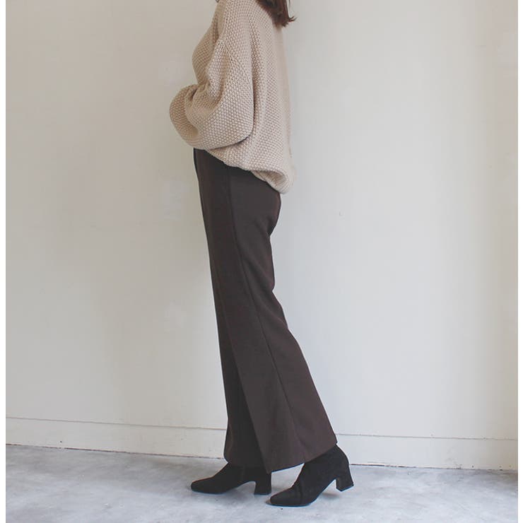 センタープレスフレアパンツ フレアパンツ パンツ | MODE ROBE | 詳細画像7 