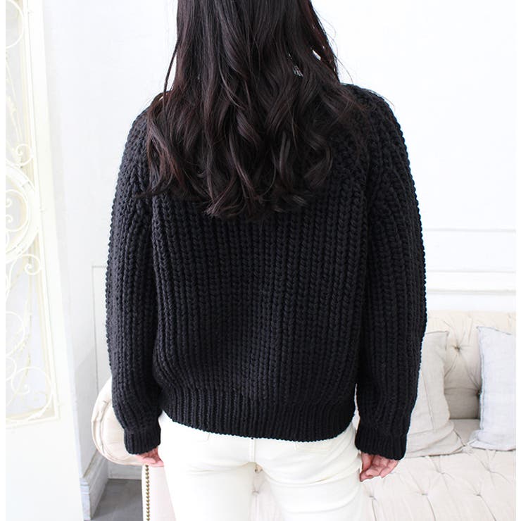 ローゲージクルーネックニット | MODE ROBE | 詳細画像11 