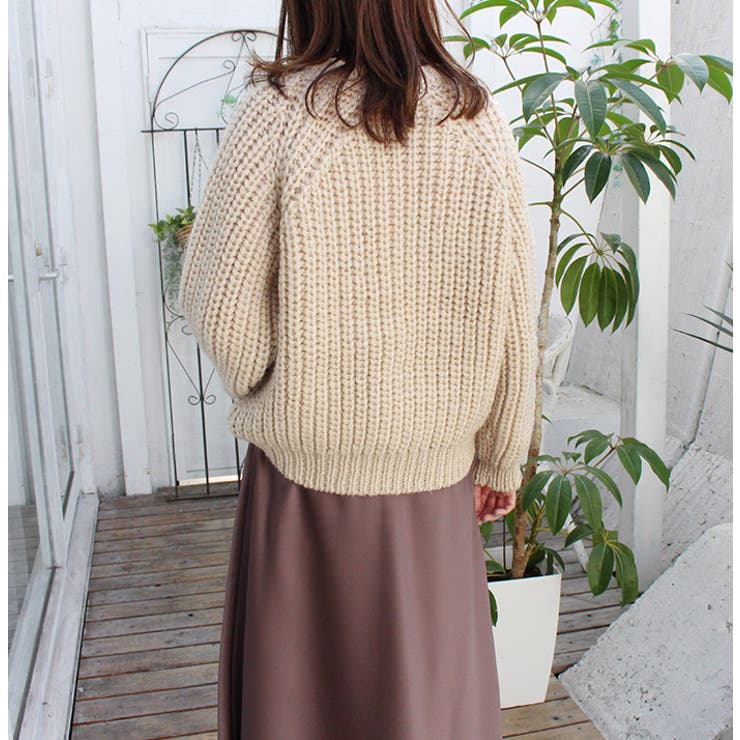 ローゲージクルーネックニット | MODE ROBE | 詳細画像1 