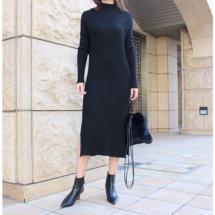 リブニットワンピース 品番 Mdrw Mode Robe モードローブ のレディースファッション通販 Shoplist ショップリスト
