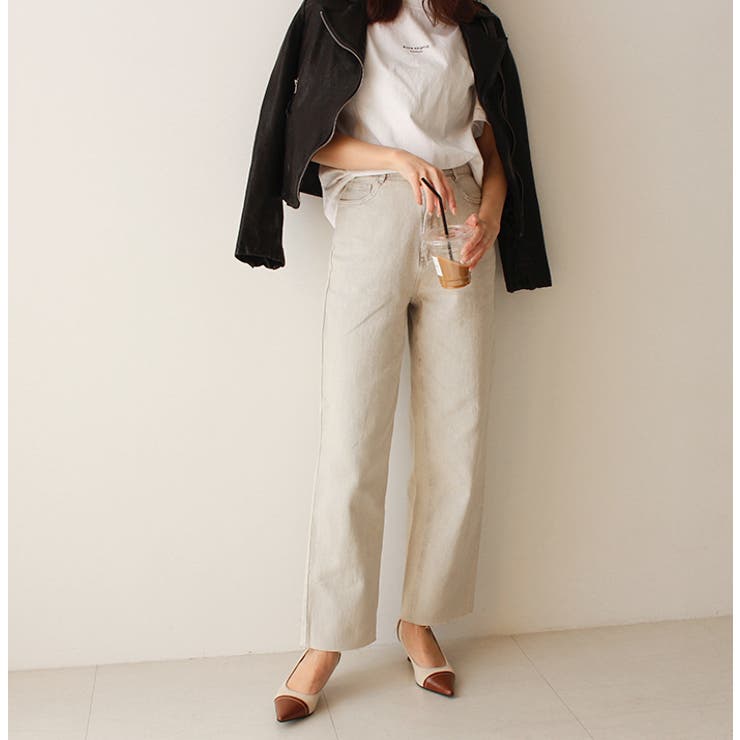 ストレートデニムパンツ ストレートパンツ デニムパンツ | MODE ROBE | 詳細画像18 