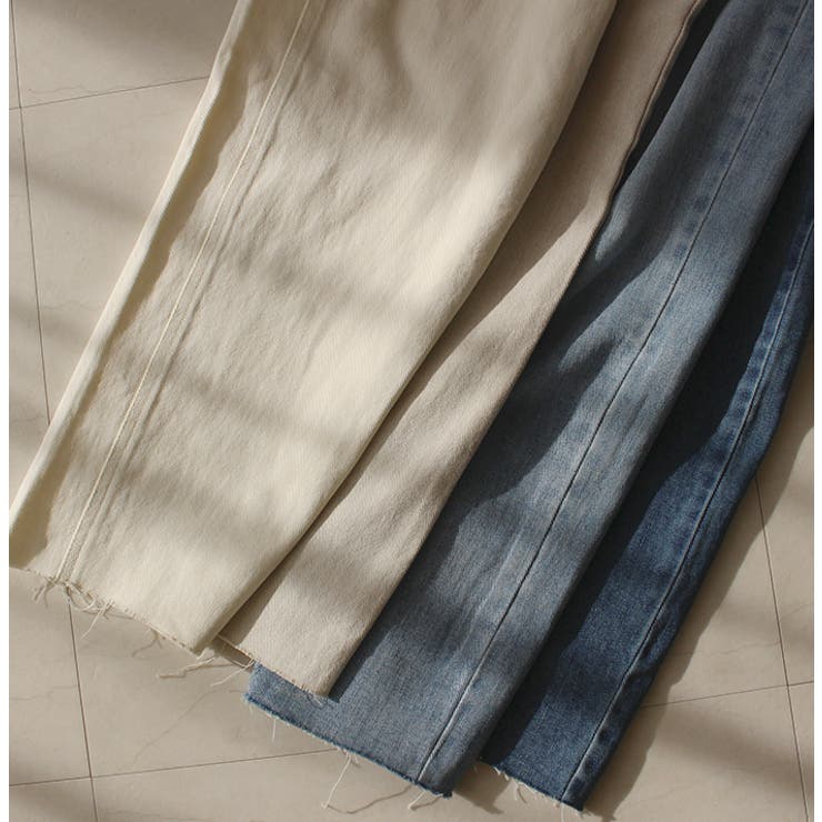 ストレートデニムパンツ ストレートパンツ デニムパンツ | MODE ROBE | 詳細画像32 