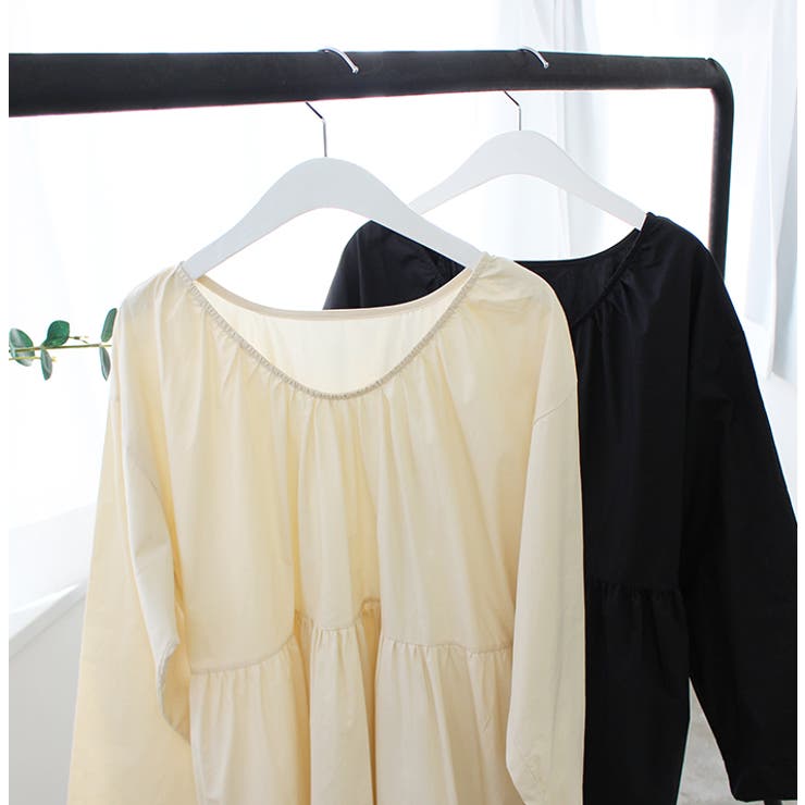 ラウンドネックコットンワンピース | MODE ROBE | 詳細画像10 