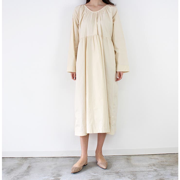 ラウンドネックコットンワンピース | MODE ROBE | 詳細画像17 