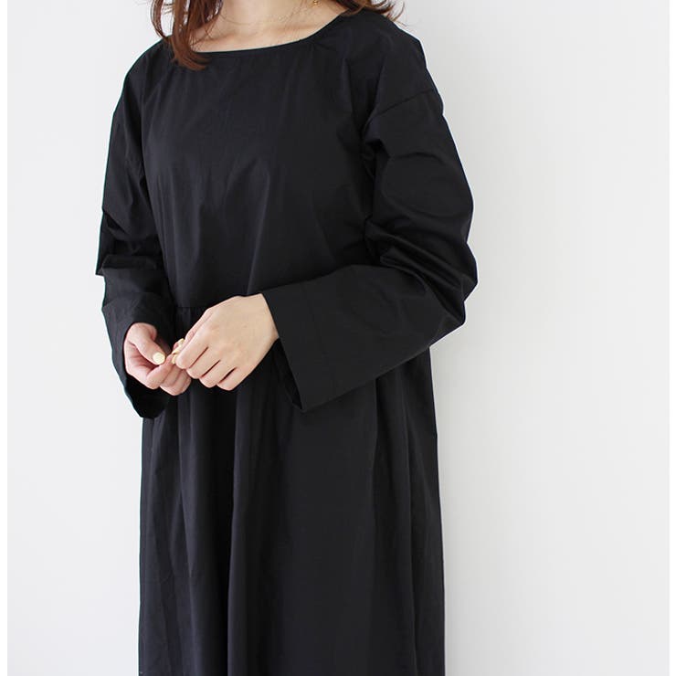 ラウンドネックコットンワンピース | MODE ROBE | 詳細画像7 