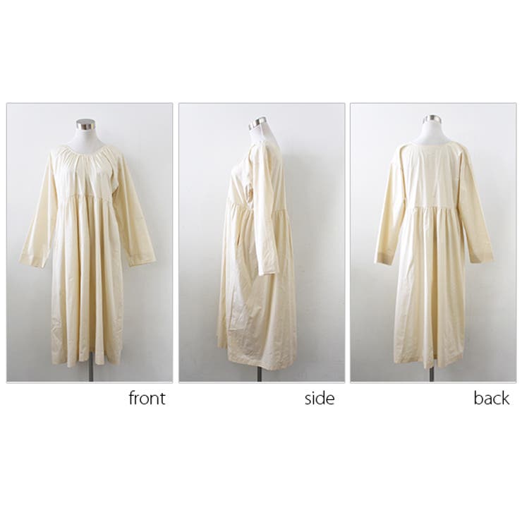 ラウンドネックコットンワンピース | MODE ROBE | 詳細画像24 
