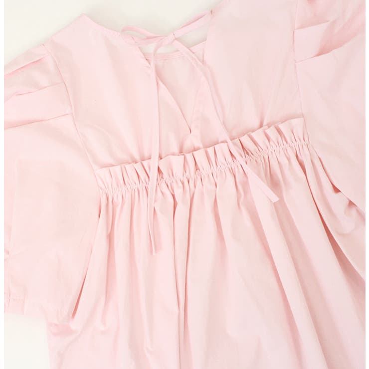 バックギャザーリボンパフショルダートップス | MODE ROBE | 詳細画像26 