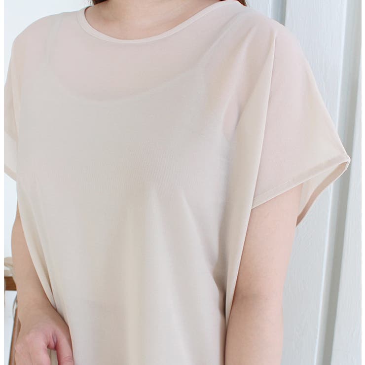 キャミセットシアートップス[品番：MDRW0004210]｜MODE ROBE