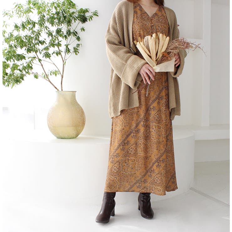 ウエストマークルーズニットカーディガン | MODE ROBE | 詳細画像10 