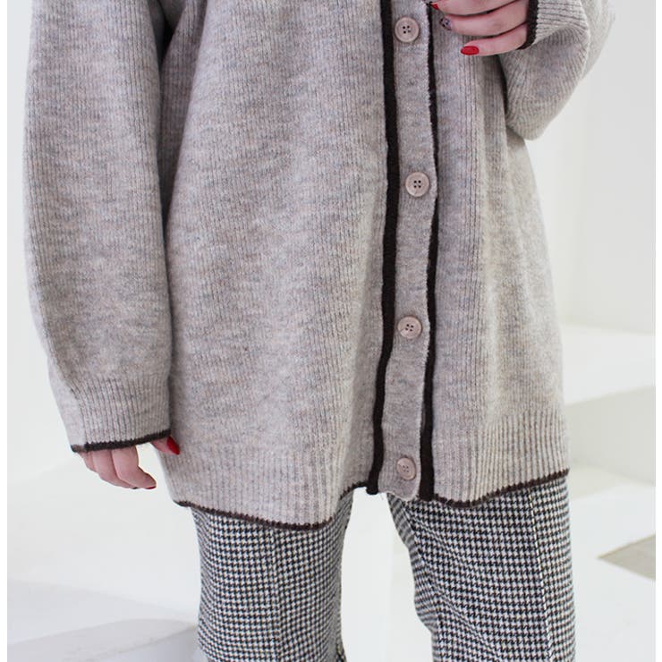 ラインニットカーディガン | MODE ROBE | 詳細画像11 