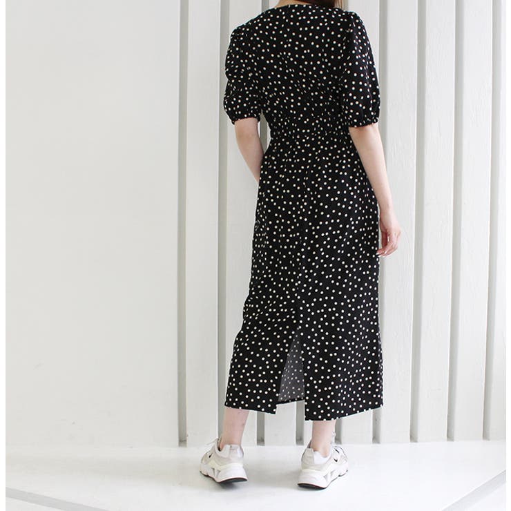 ドットワンピース[品番：MDRW0004274]｜MODE ROBE（モードローブ