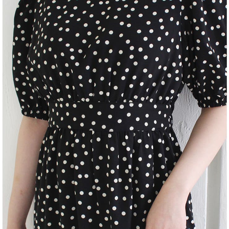 ドットワンピース[品番：MDRW0004274]｜MODE ROBE（モードローブ