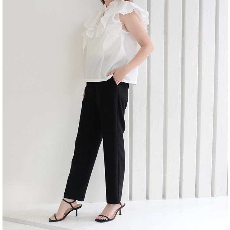 ダブルフリルノースリーブブラウス | MODE ROBE | 詳細画像8 