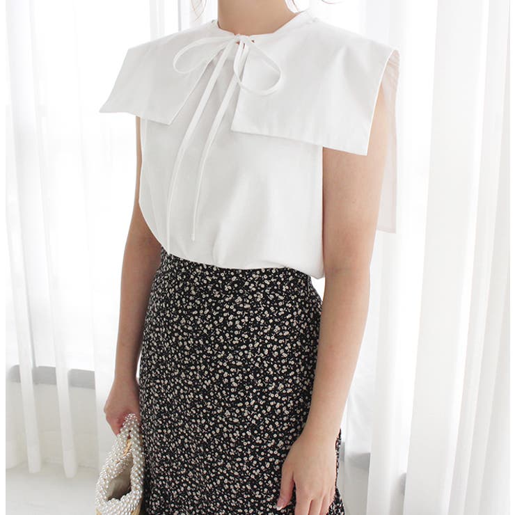 セーラーカラー付きタンクトップ | MODE ROBE | 詳細画像2 