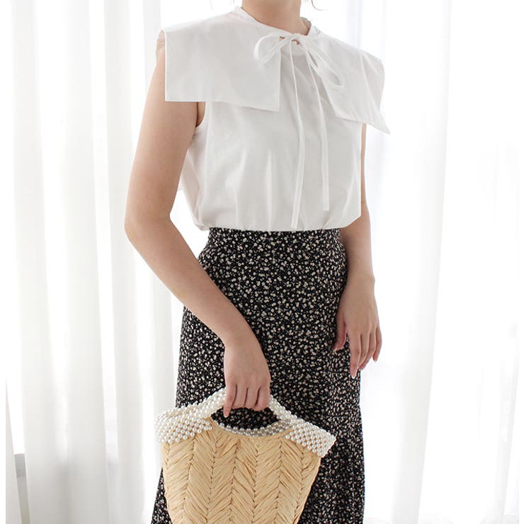 セーラーカラー付きタンクトップ | MODE ROBE | 詳細画像6 