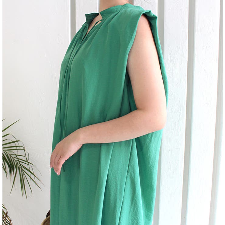 サイドタックノースリーブワンピース | MODE ROBE | 詳細画像8 