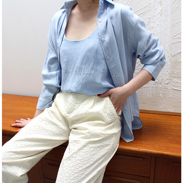 キャミソールセットシャツ | MODE ROBE | 詳細画像2 