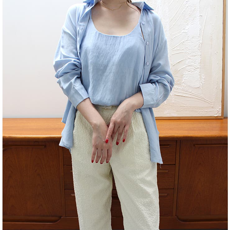 キャミソールセットシャツ | MODE ROBE | 詳細画像4 