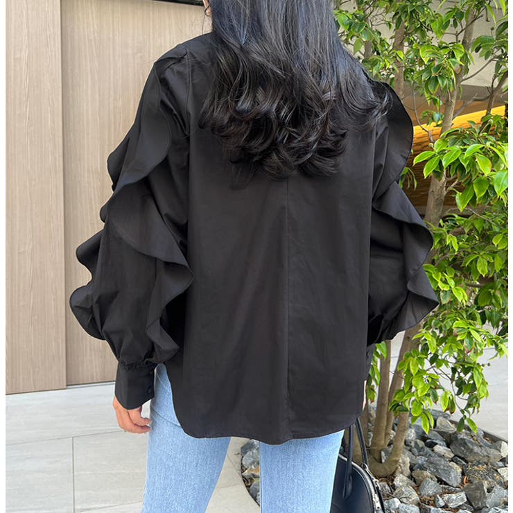 フリルスリーブブラウス | MODE ROBE | 詳細画像12 