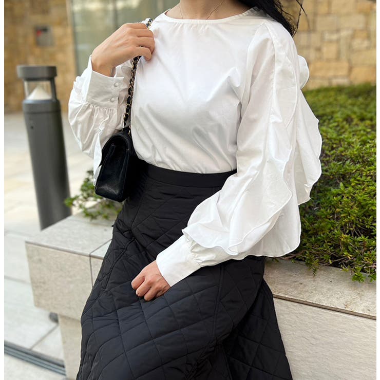 フリルスリーブブラウス | MODE ROBE | 詳細画像5 